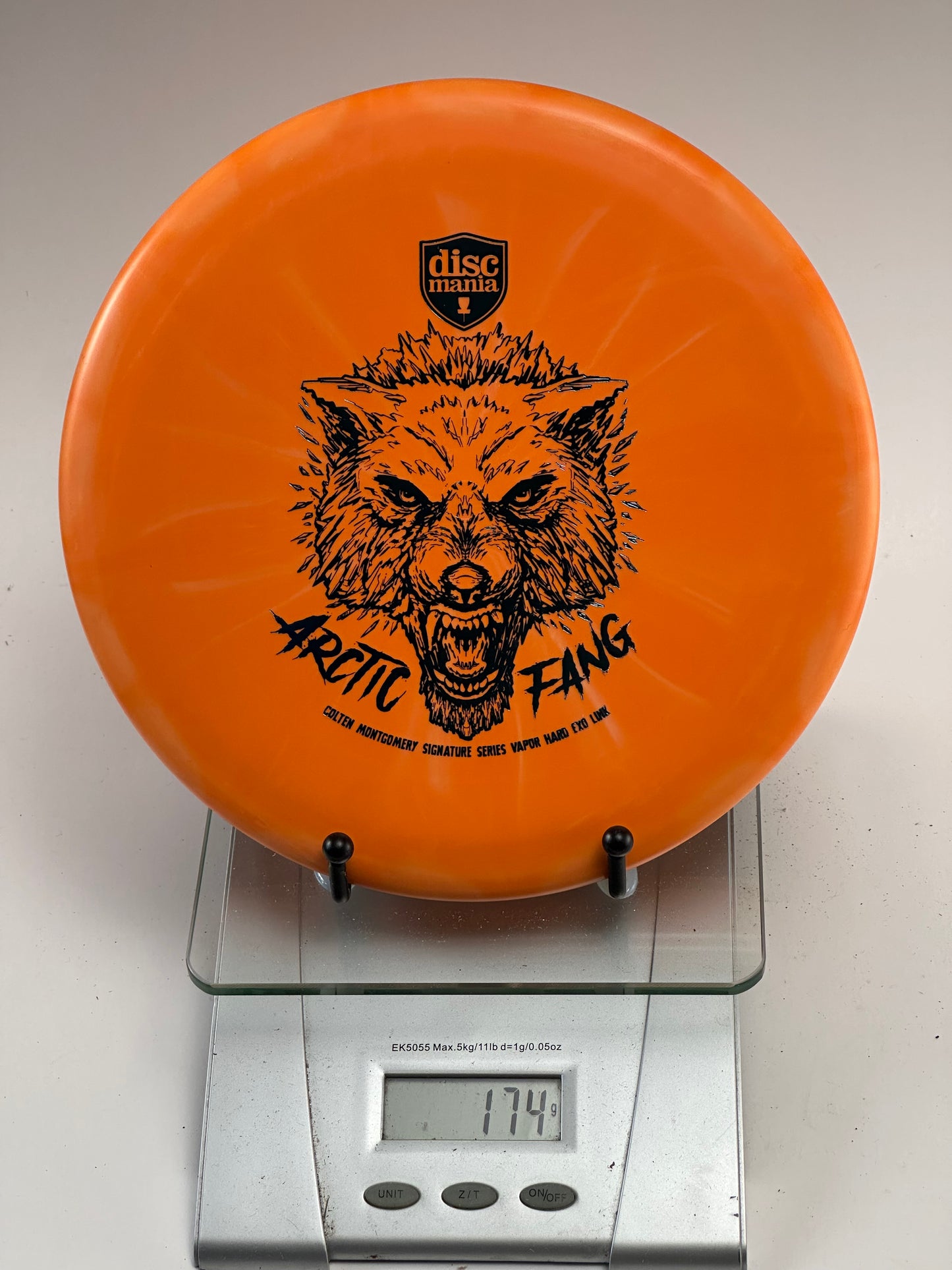Discmania Link Arctic Fang Vapor Hard Exo Putter - Orange