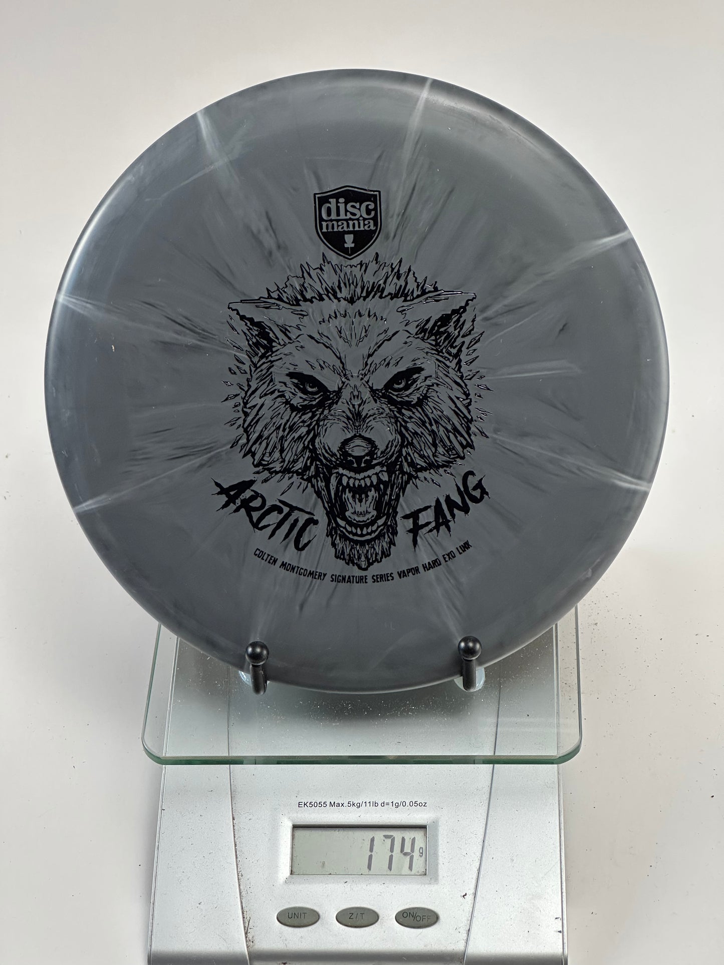 Discmania Link Arctic Fang Vapor Hard Exo Putter (Gray Swirl) 174g