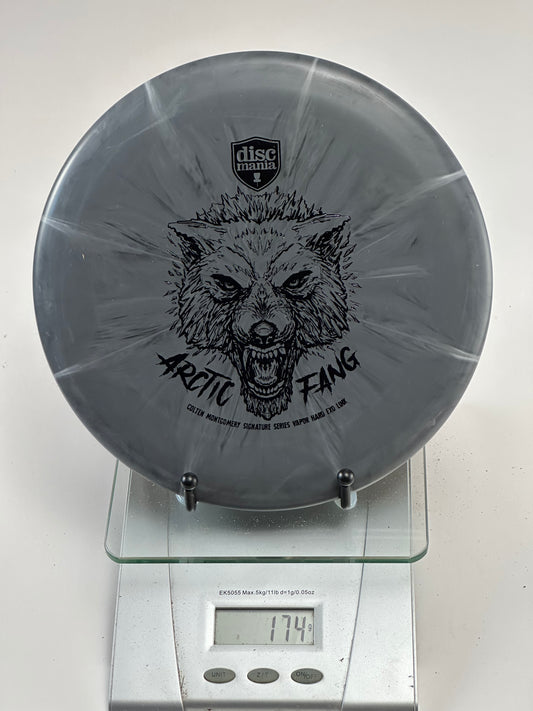Discmania Link Arctic Fang Vapor Hard Exo Putter (Gray Swirl) 174g