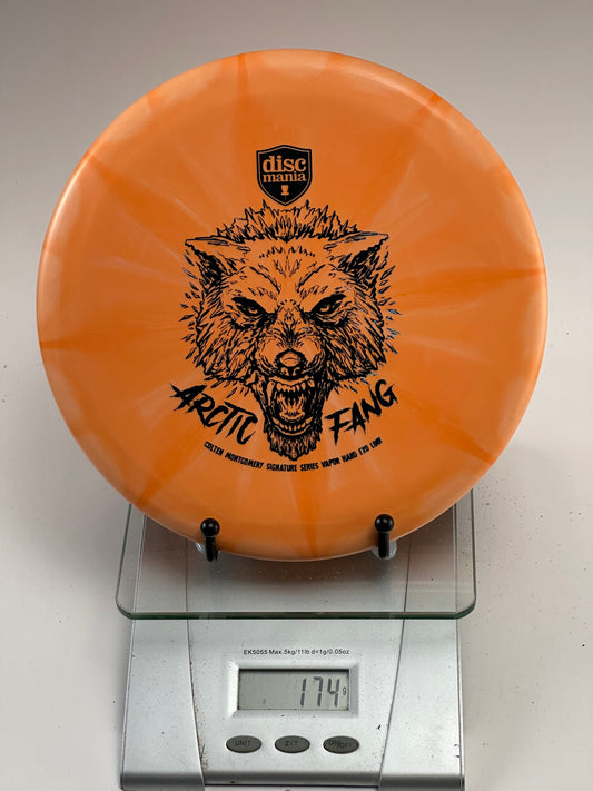 Discmania Link Arctic Fang Vapor Hard Exo Putter – Orange Swirl