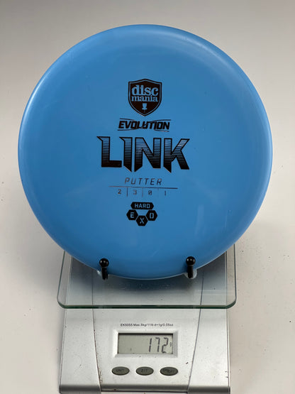 Discmania Link Putter (Hard Exo) - Blue - 172g