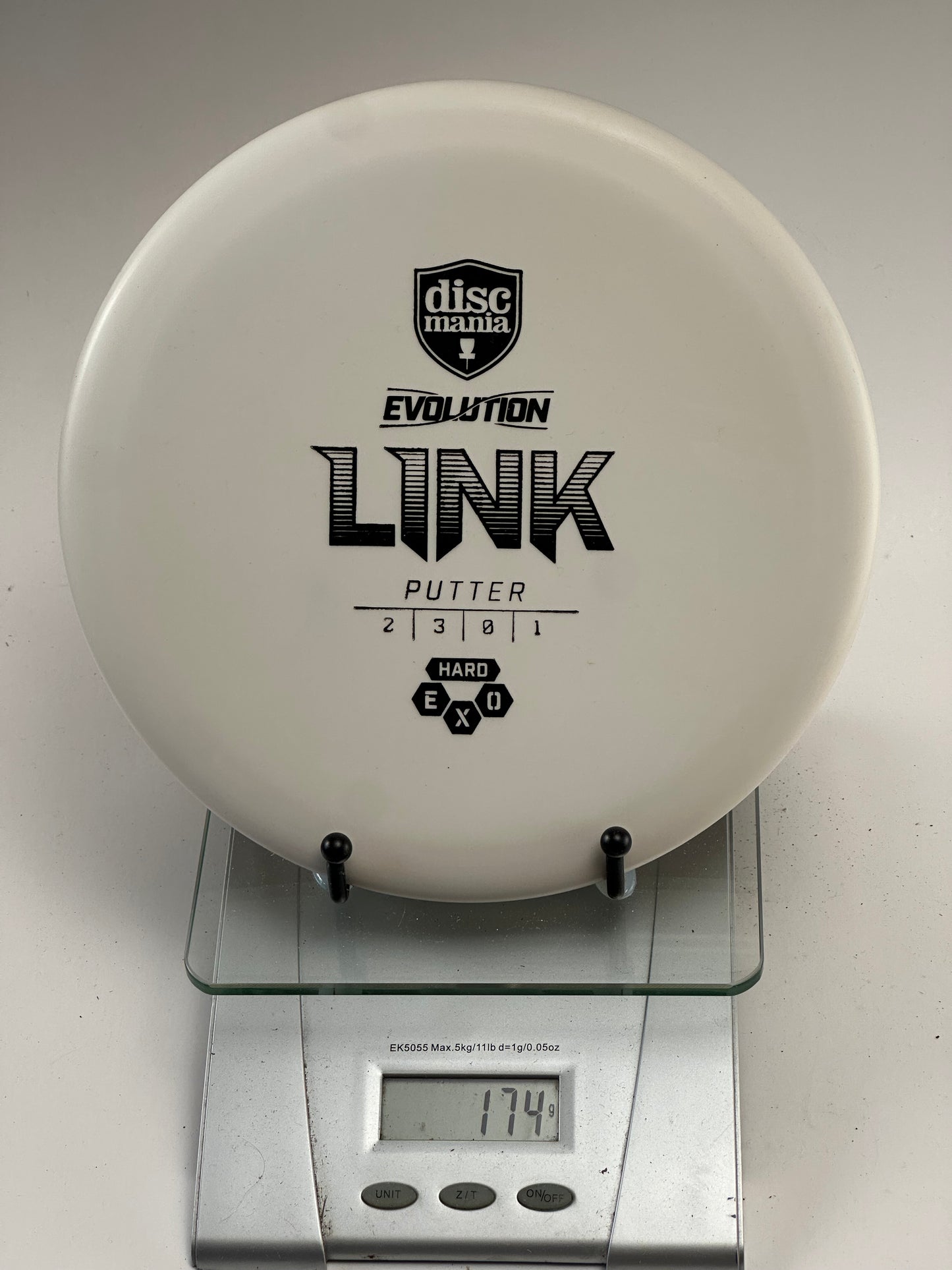 Discmania Link Putter | Hard Exo | White