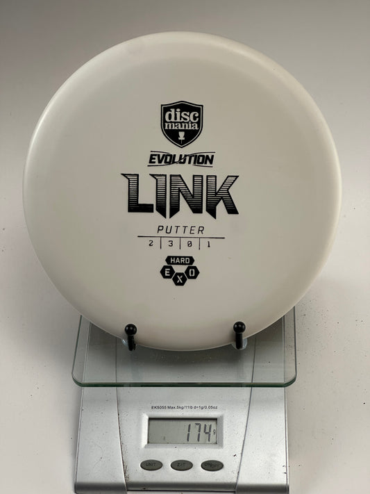 Discmania Link Putter | Hard Exo | White