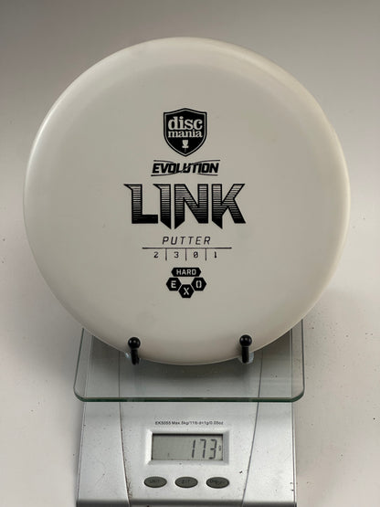 Discmania Link Evolution Hard Exo Putter | White | 173g