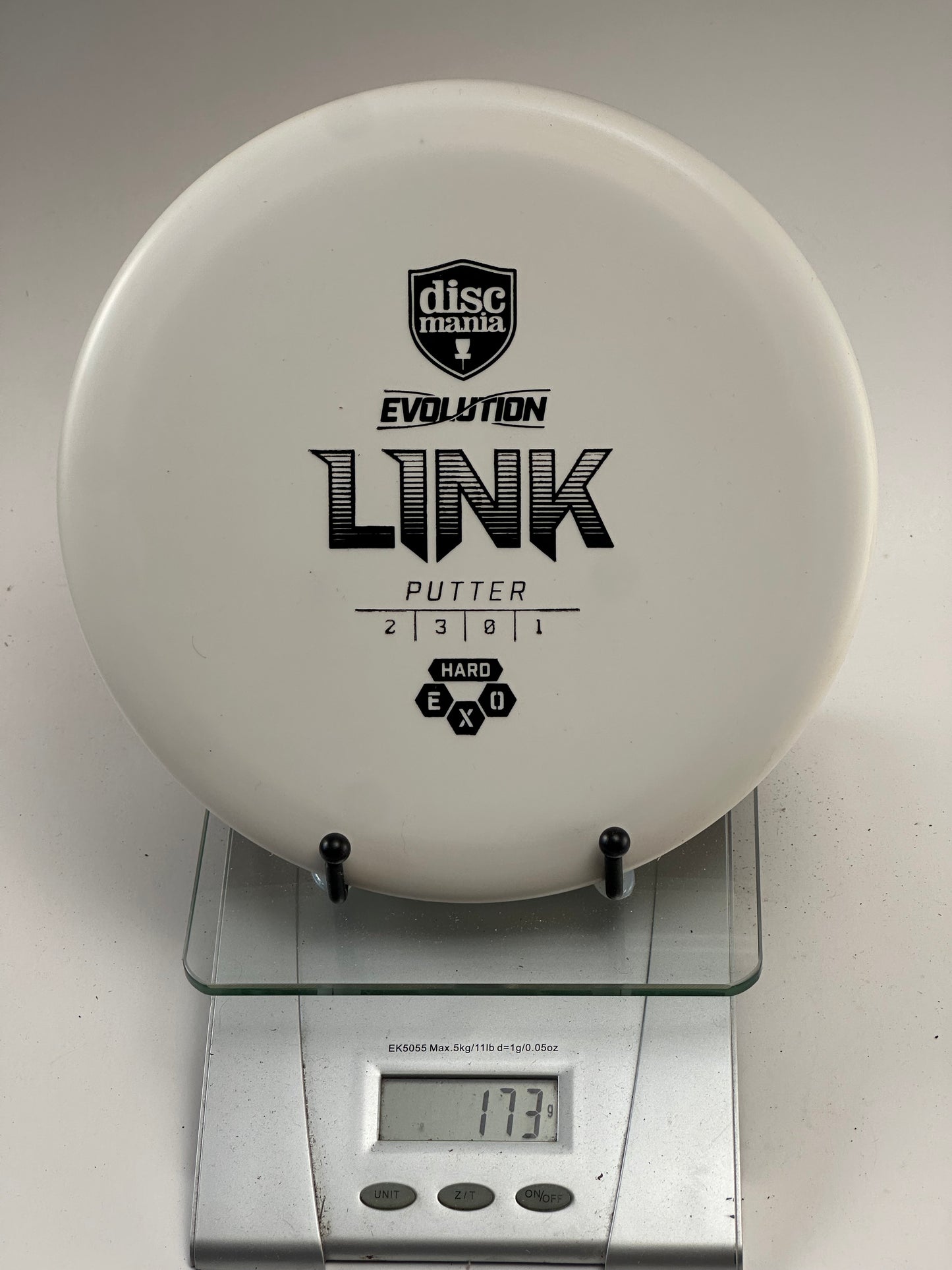 Discmania Link Putter | Hard Exo | White