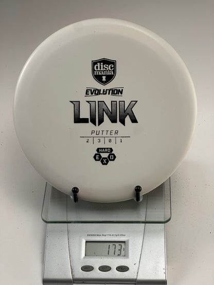 Discmania Link Putter | Hard Exo | White