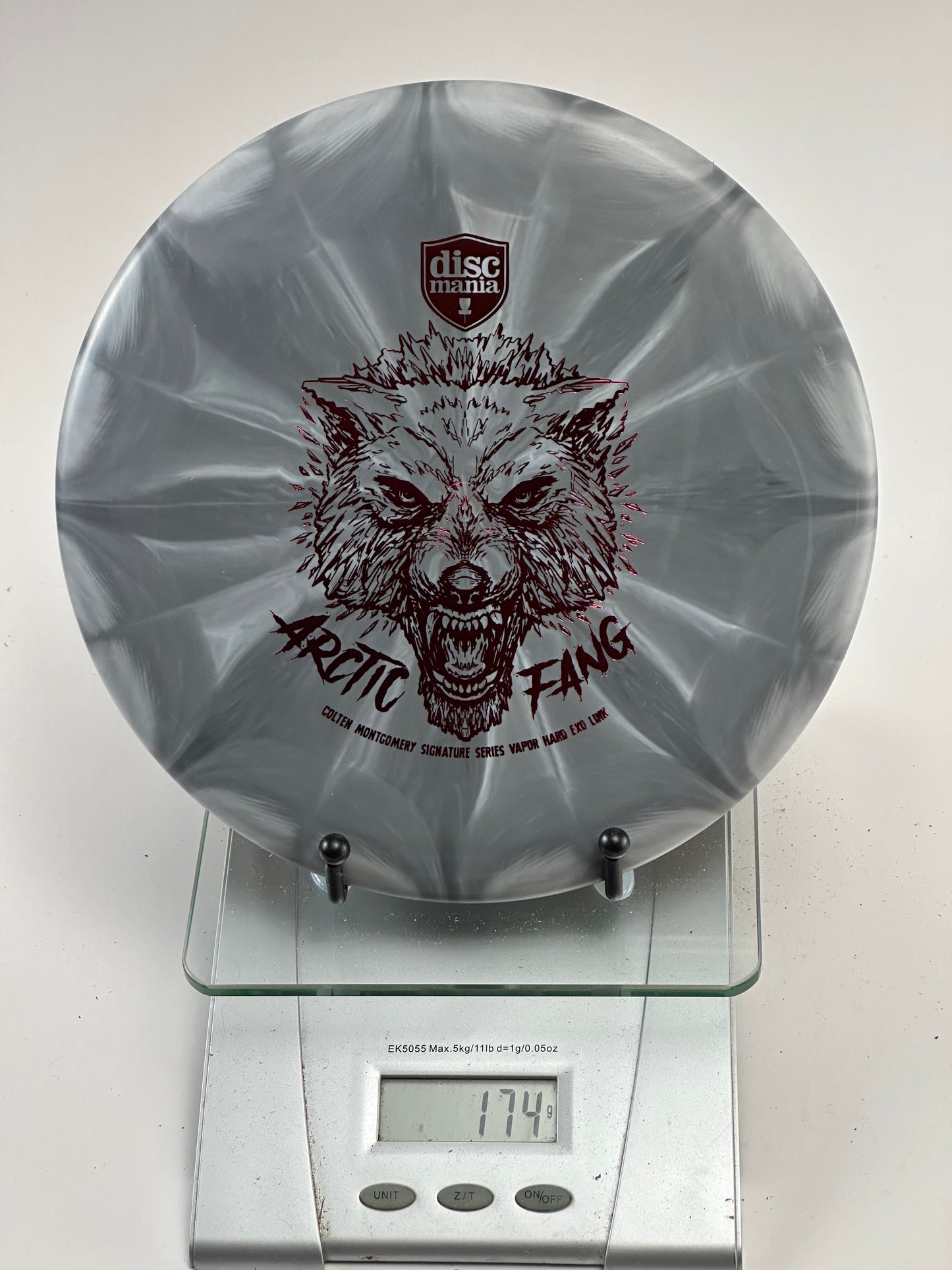 Discmania Link Arctic Fang Vapor Hard Exo Putter - Gray 174g