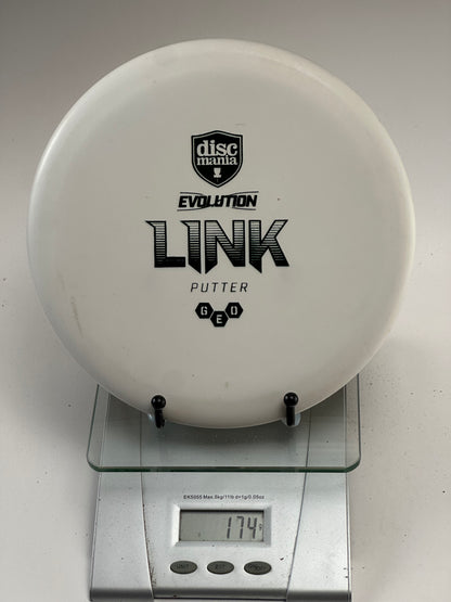 Discmania Link Putter (Evolution Geo) - White