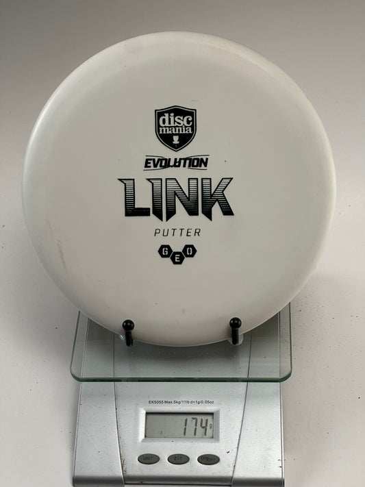 Discmania Link Putter (Evolution Geo) - White