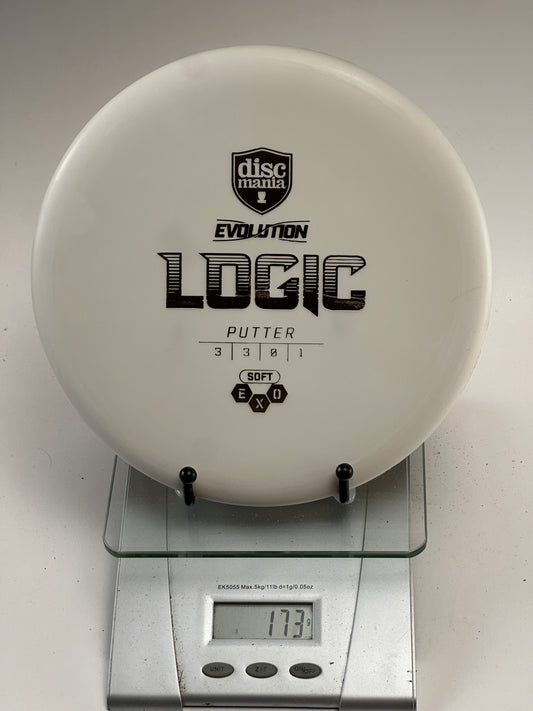 Discmania Logic Exo Soft Putter (White, 173g)