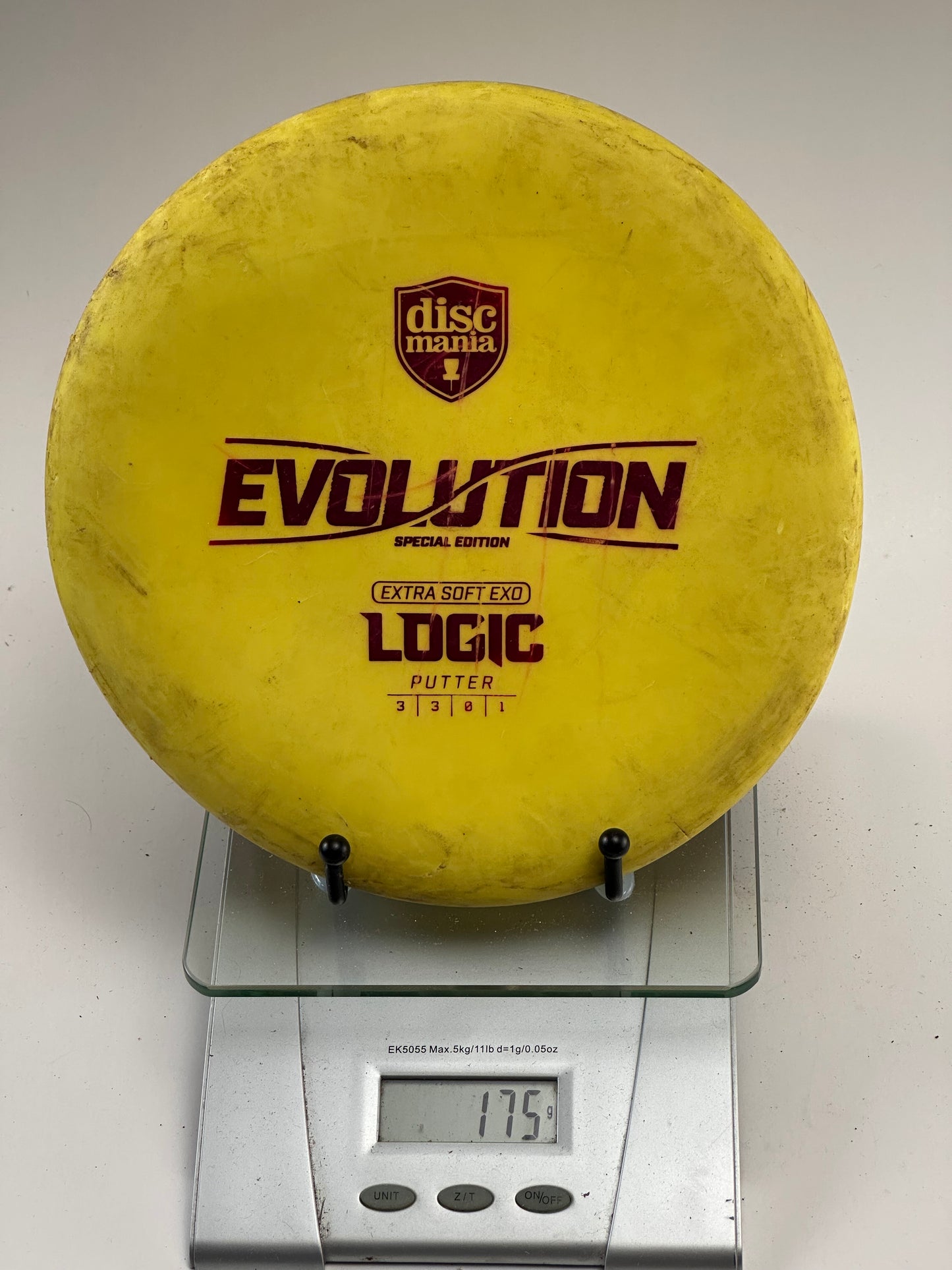 Discmania Logic Putter | Extra Soft Exo | Yellow | Evolution Special Edition
