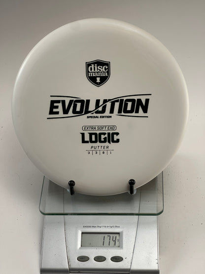 Discmania Logic Extra Soft Exo Putter – White (Evolution Special Edition)