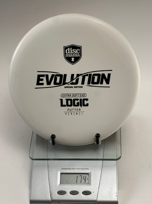Discmania Logic Extra Soft Exo Putter – White (Evolution Special Edition)