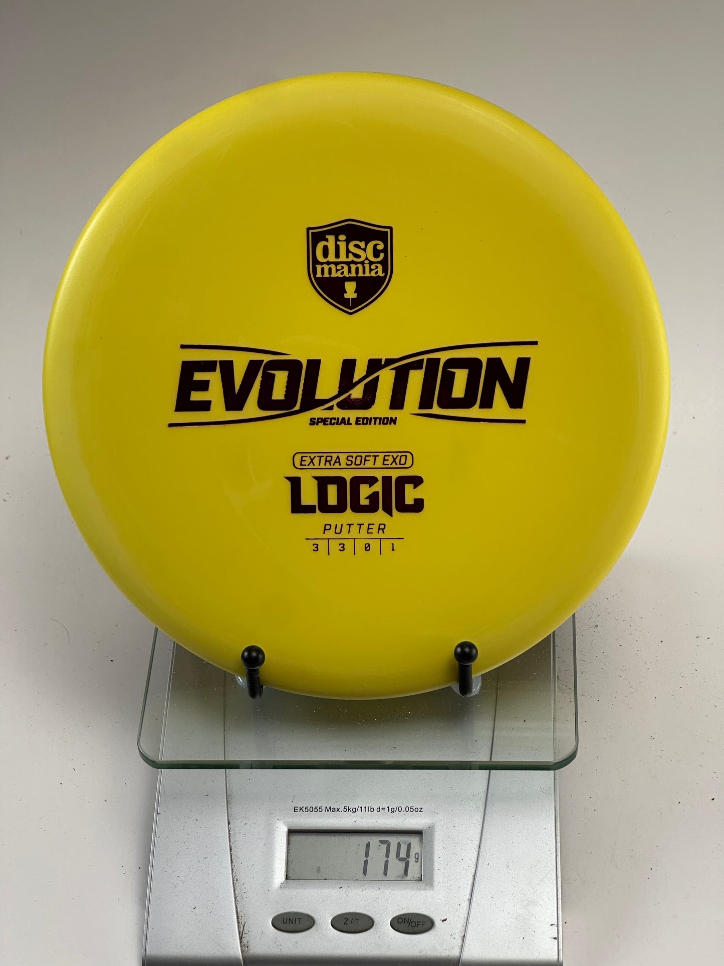 Discmania Logic Extra Soft EXO Putter (Evolution Special Edition) - Yellow