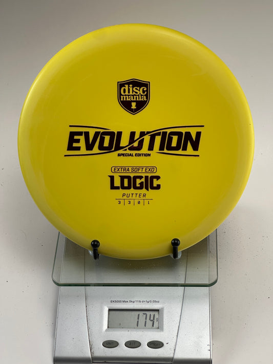 Discmania Logic Extra Soft EXO Yellow Putter (Evolution Special Edition)