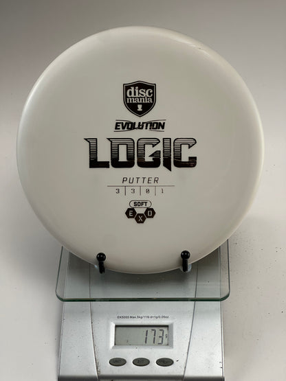 Discmania Logic Putter | Exo Soft | White