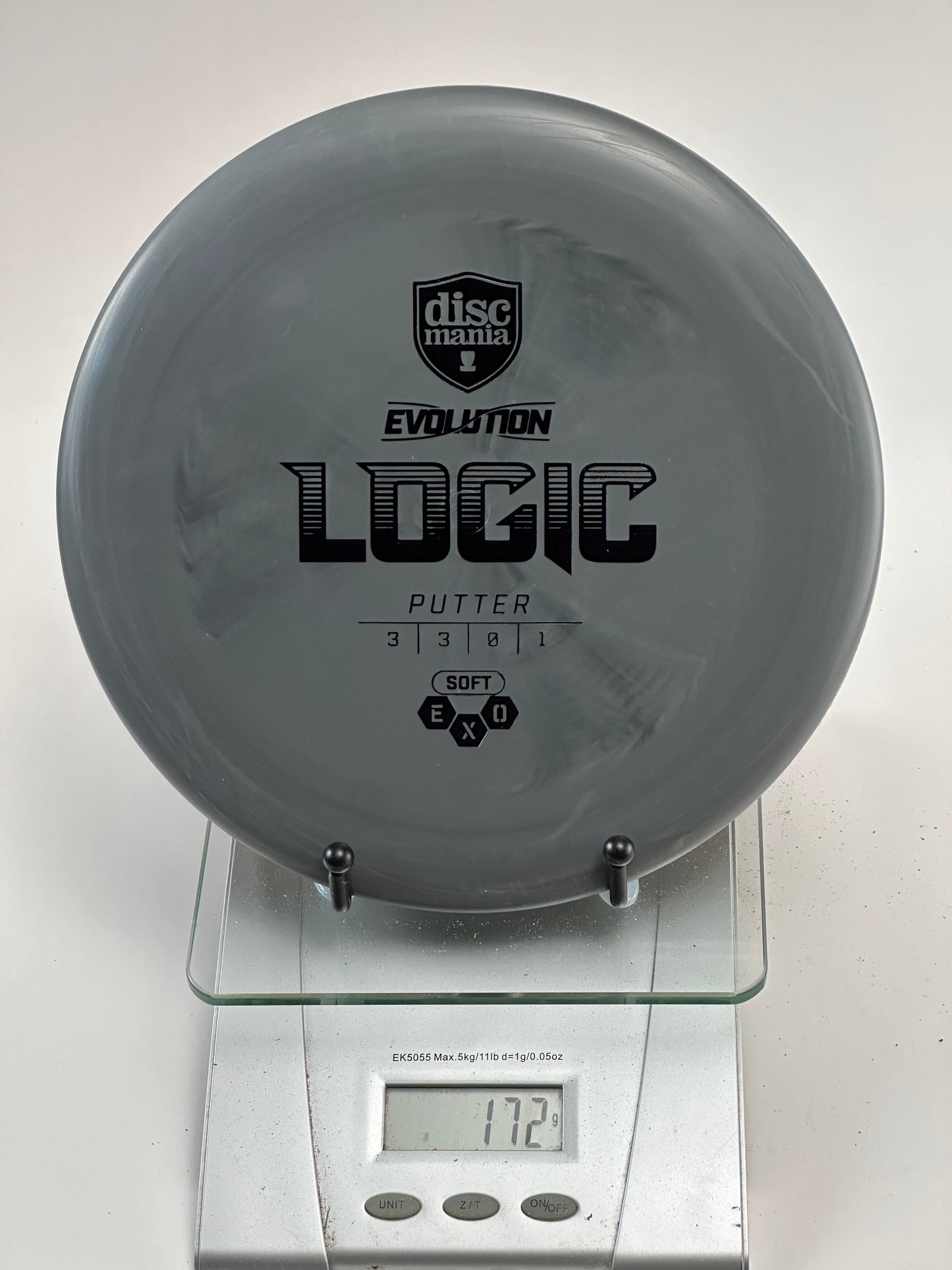Discmania Logic Exo Soft Putter (Gray) - 172g