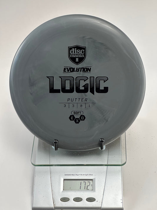 Discmania Logic Exo Soft Putter (Gray) - 172g