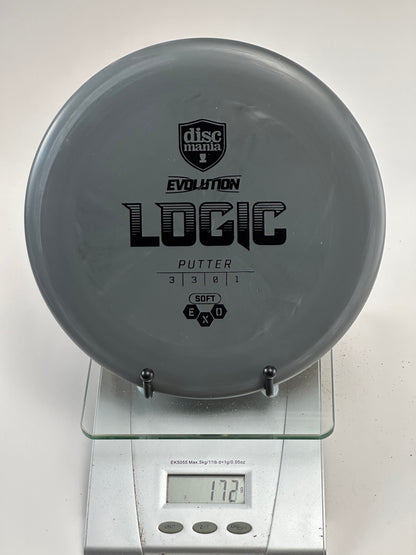 Discmania Logic Exo Soft Putter (Gray) – 172g