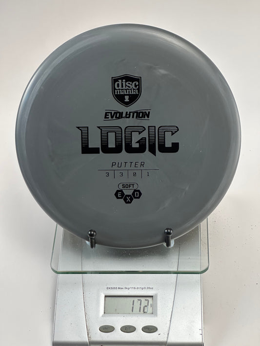Discmania Logic Exo Soft Putter (Gray) – 172g