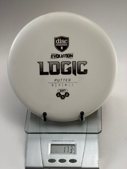 Discmania Logic Exo Soft Putter - White (173g)