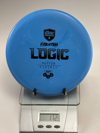 Discmania Exo Soft Logic Putter (Blue, 172g)