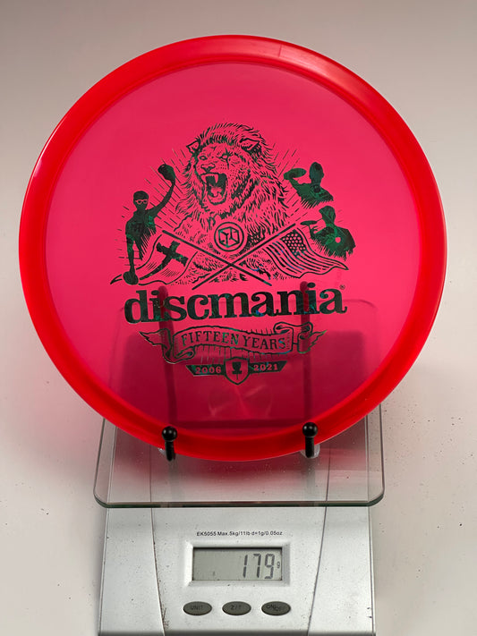 Discmania MD1 C-Line 15 Year Anniversary (2006–2021) - Transparent Red