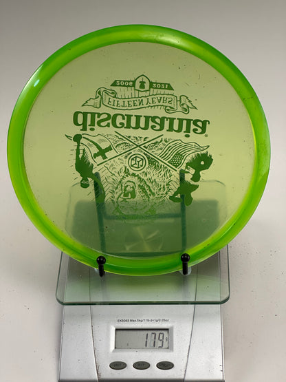Discmania MD1 C-Line 15 Year Anniversary (Transparent Green) 179g