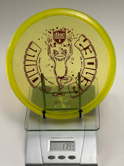 Discmania MD1 C-Line Metal Flake Midrange, Yellow (Frog Stamp)