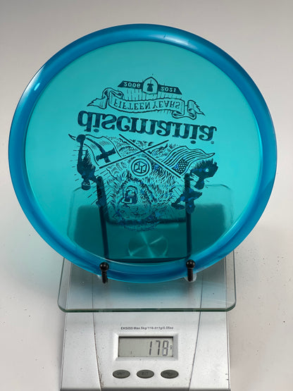 Discmania MD1 C-Line 15 Year Anniversary Stamp (Blue, 179g)