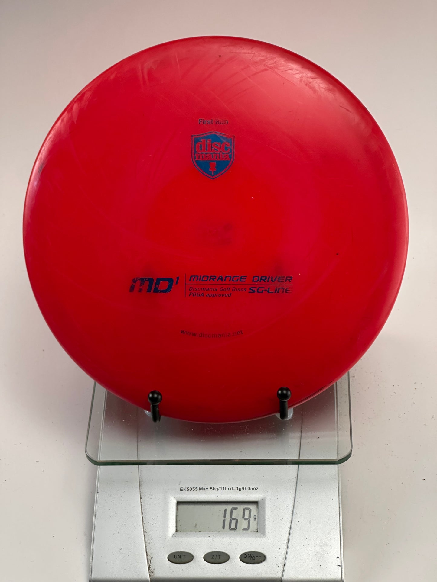 Discmania MD1 First Run S-Line Midrange – Red