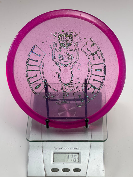 Discmania MD1 C-Line Metal Flake Midrange (Pink) | Frog Stamp