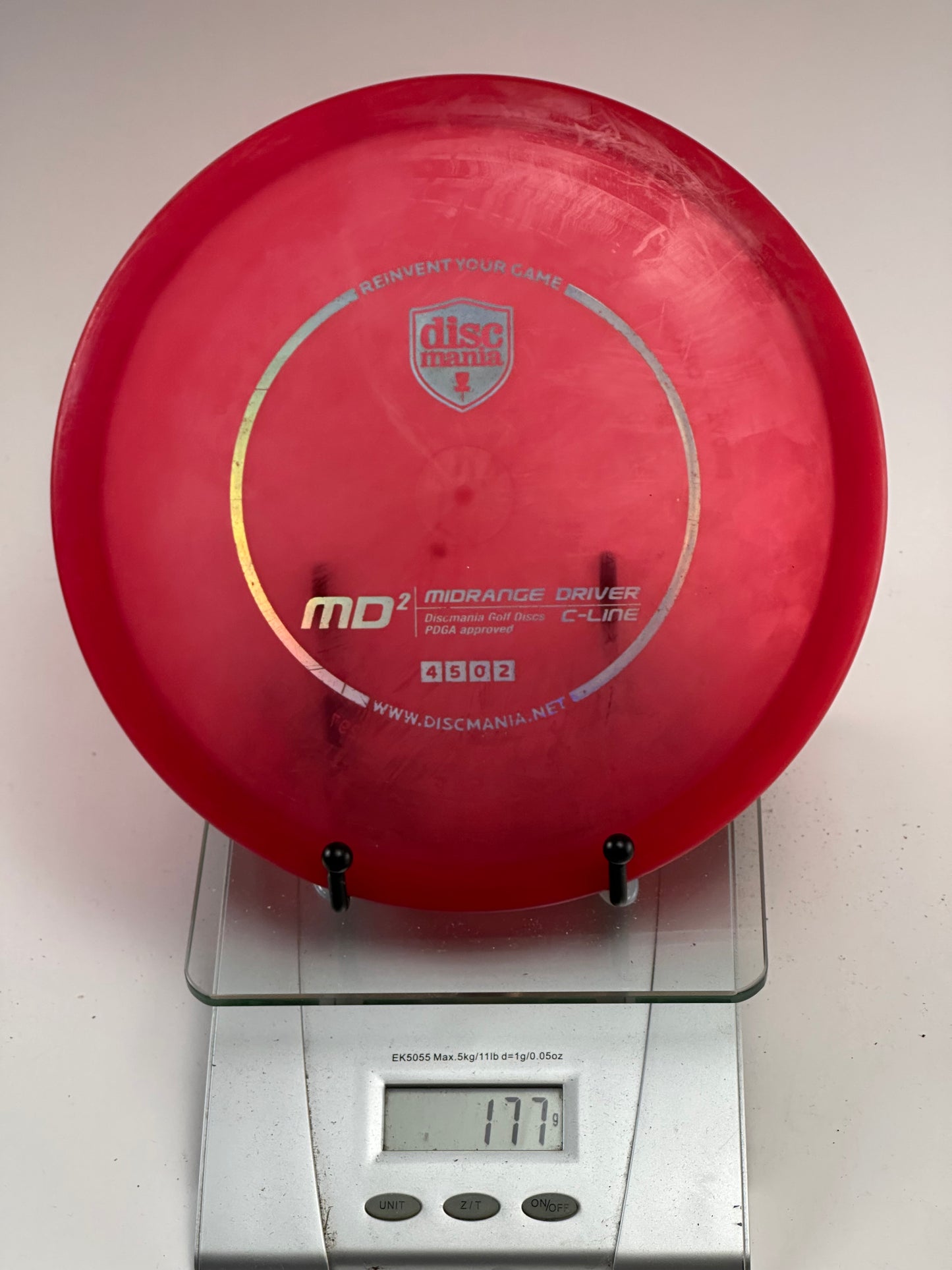 Discmania MD2 C-Line Midrange – Transparent Red
