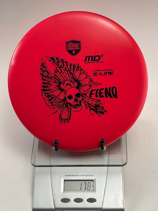 Discmania MD2 S-Line Midrange (Fieno Stamp) - Red