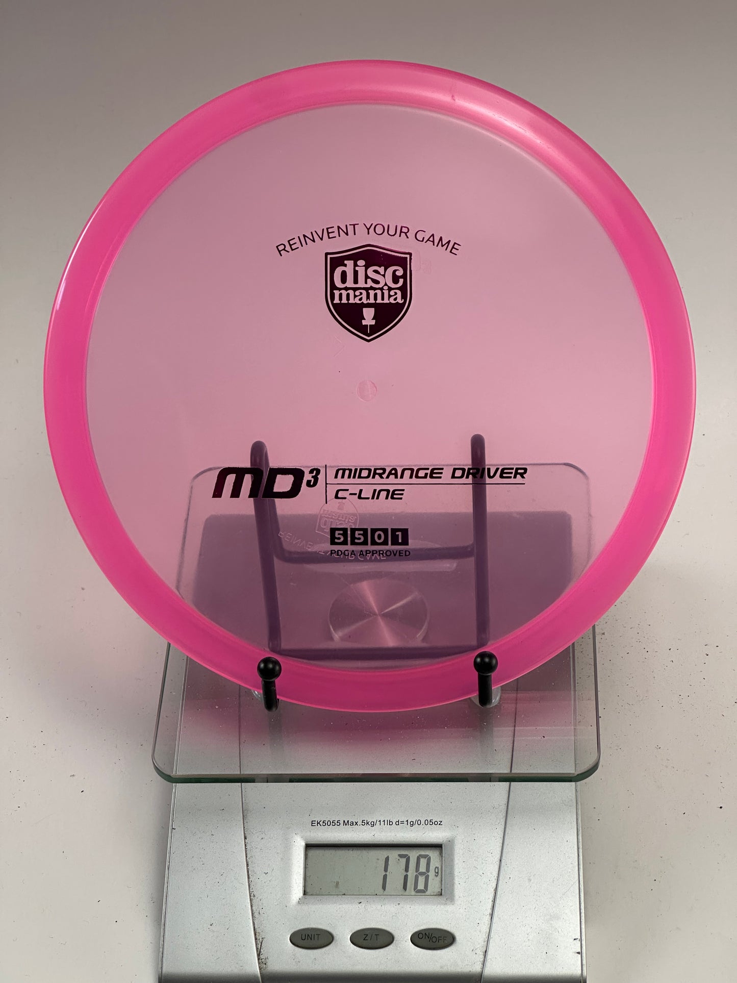 Discmania C-Line MD3 Midrange – Translucent Pink