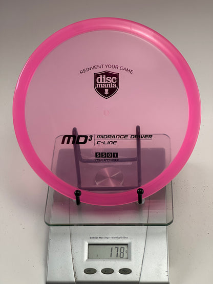 Discmania C-Line MD3 Midrange – Translucent Pink