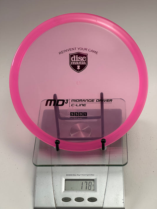 Discmania C-Line MD3 Midrange – Translucent Pink