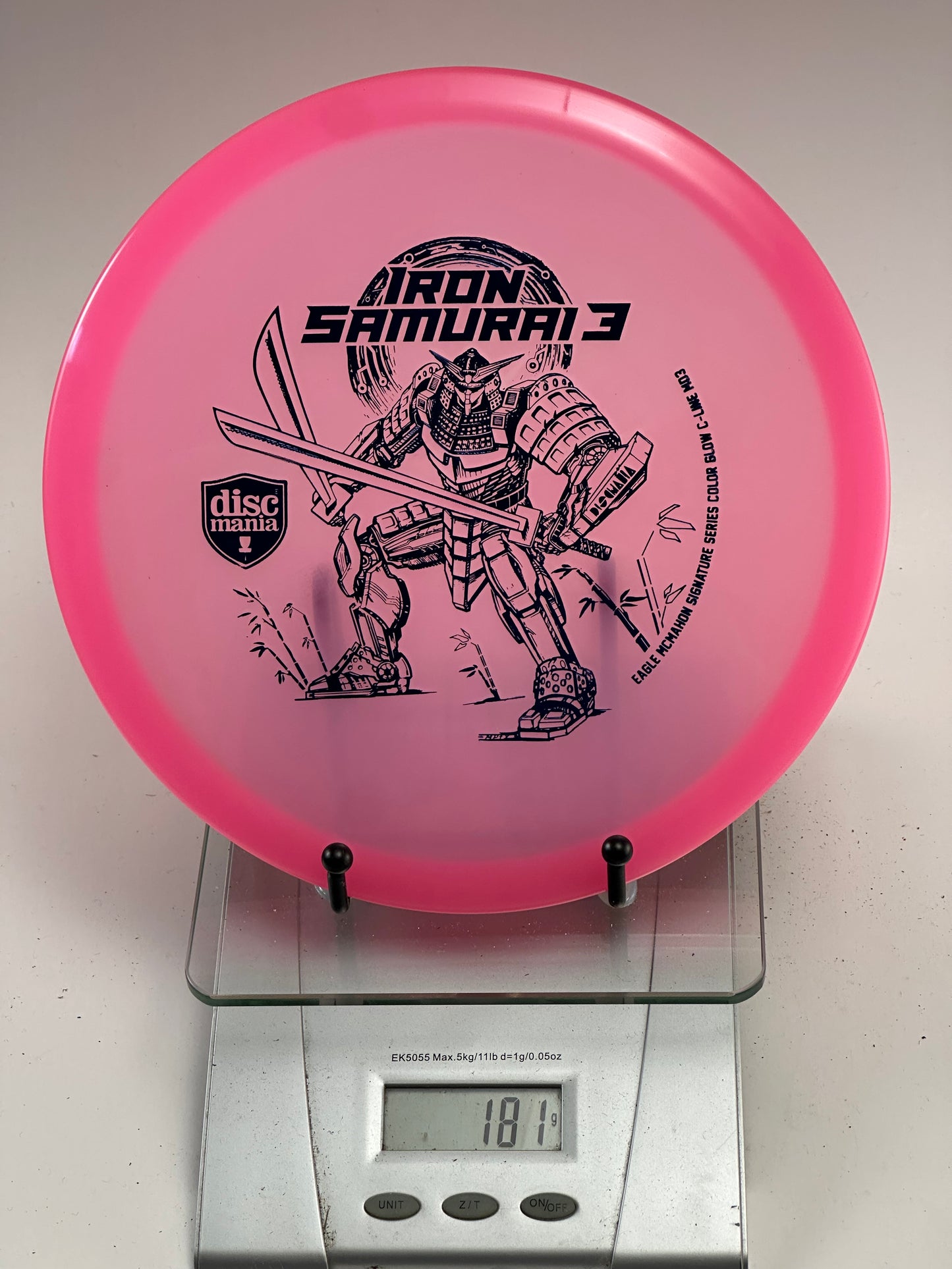 Discmania C-Line MD3 Iron Samurai 3 Midrange – Translucent Pink
