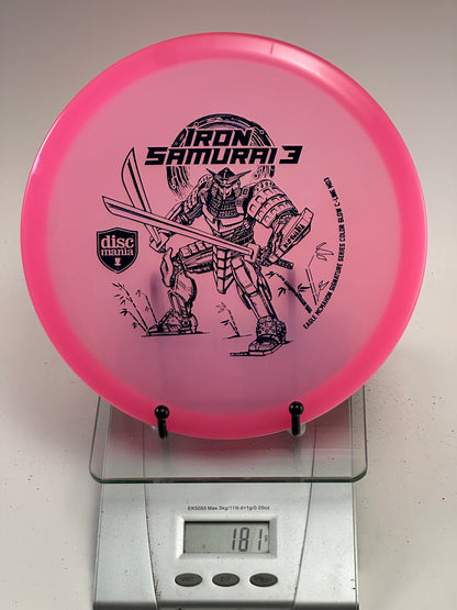 Discmania C-Line MD3 Iron Samurai 3 Midrange – Translucent Pink