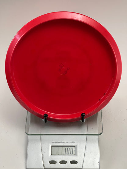 Discmania C-Line MD3 Midrange – Transparent Red w/ Gold Holo Stamp