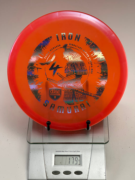 Discmania Chroma MD3 Iron Samurai 4 Midrange - Translucent Red-Orange