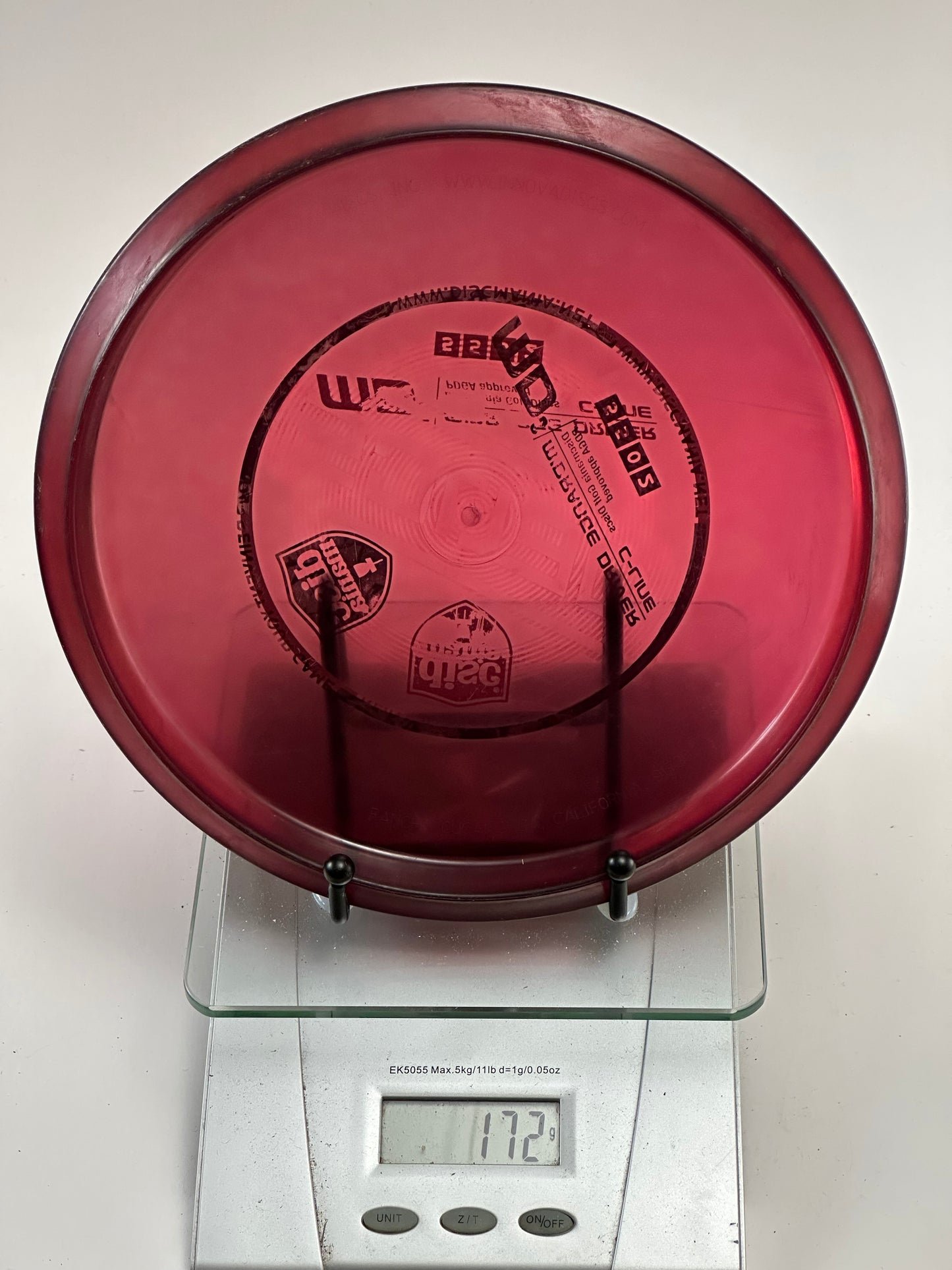 Discmania C-Line MD3 Midrange (Translucent Red, 173g)