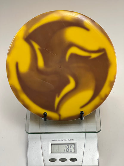 Discmania MD3 C-Line Swirly Midrange (Yellow/Brown, Translucent)