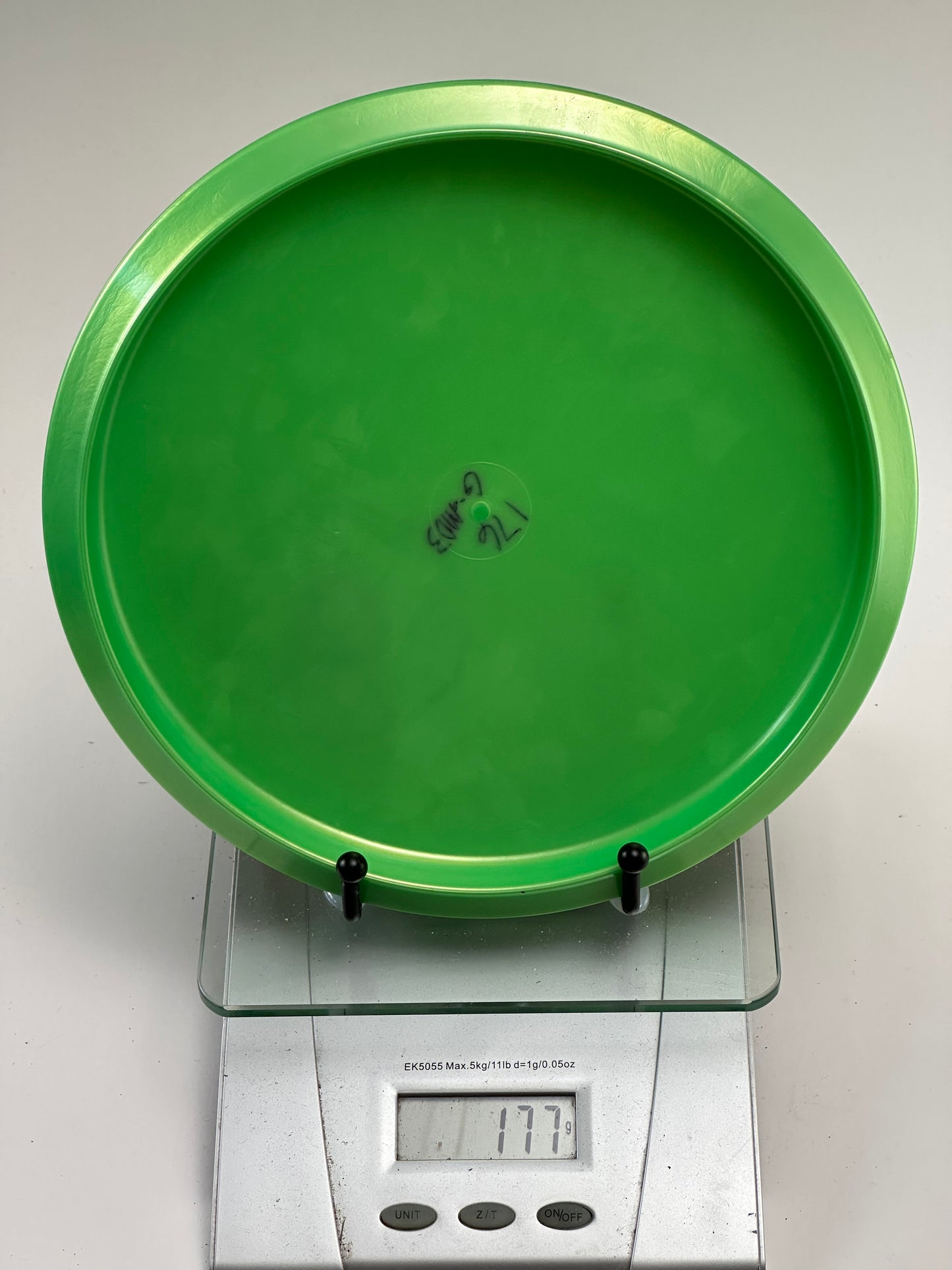 Discmania MD3 C-Line Midrange — Transparent Green Shield Stamp