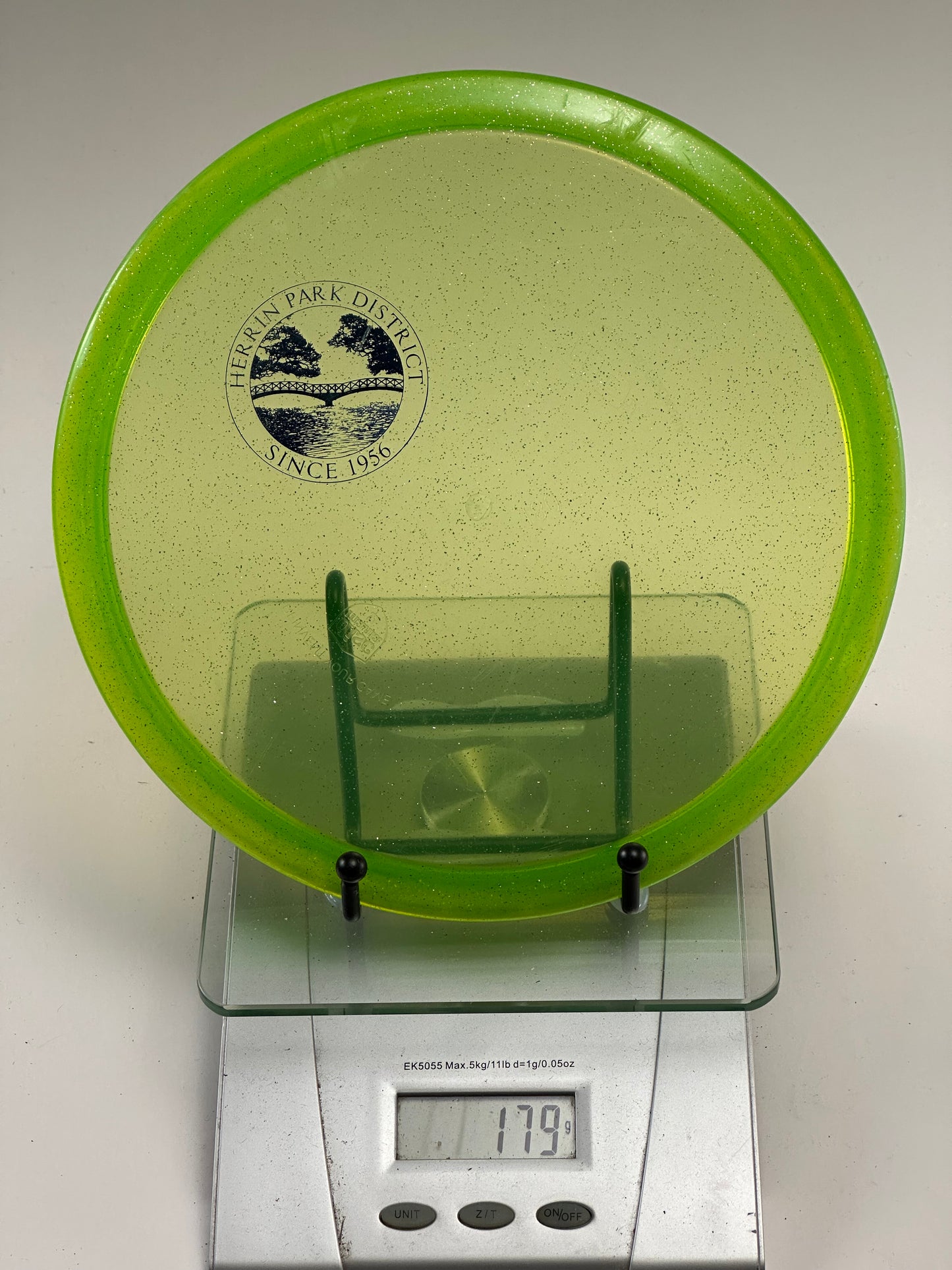 Discmania MD3 C-Line Sparkle Midrange, Translucent Green (Herrin Park District)