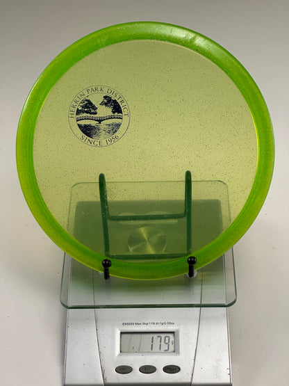 Discmania MD3 C-Line Sparkle Midrange, Translucent Green (Herrin Park District)