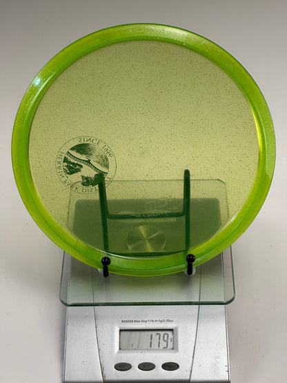 Discmania MD3 C-Line Sparkle Midrange, Translucent Green (Herrin Park District)