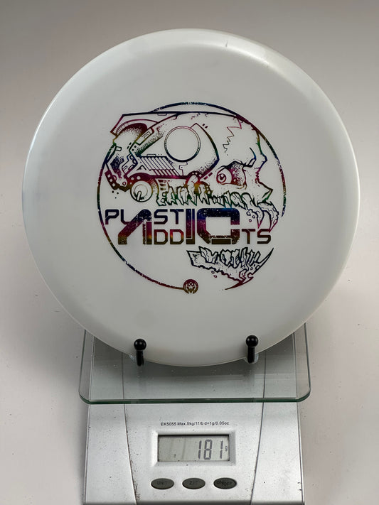 Discmania C-Line MD3 Midrange, White (181g) - Plastic Addicts Skull Stamp