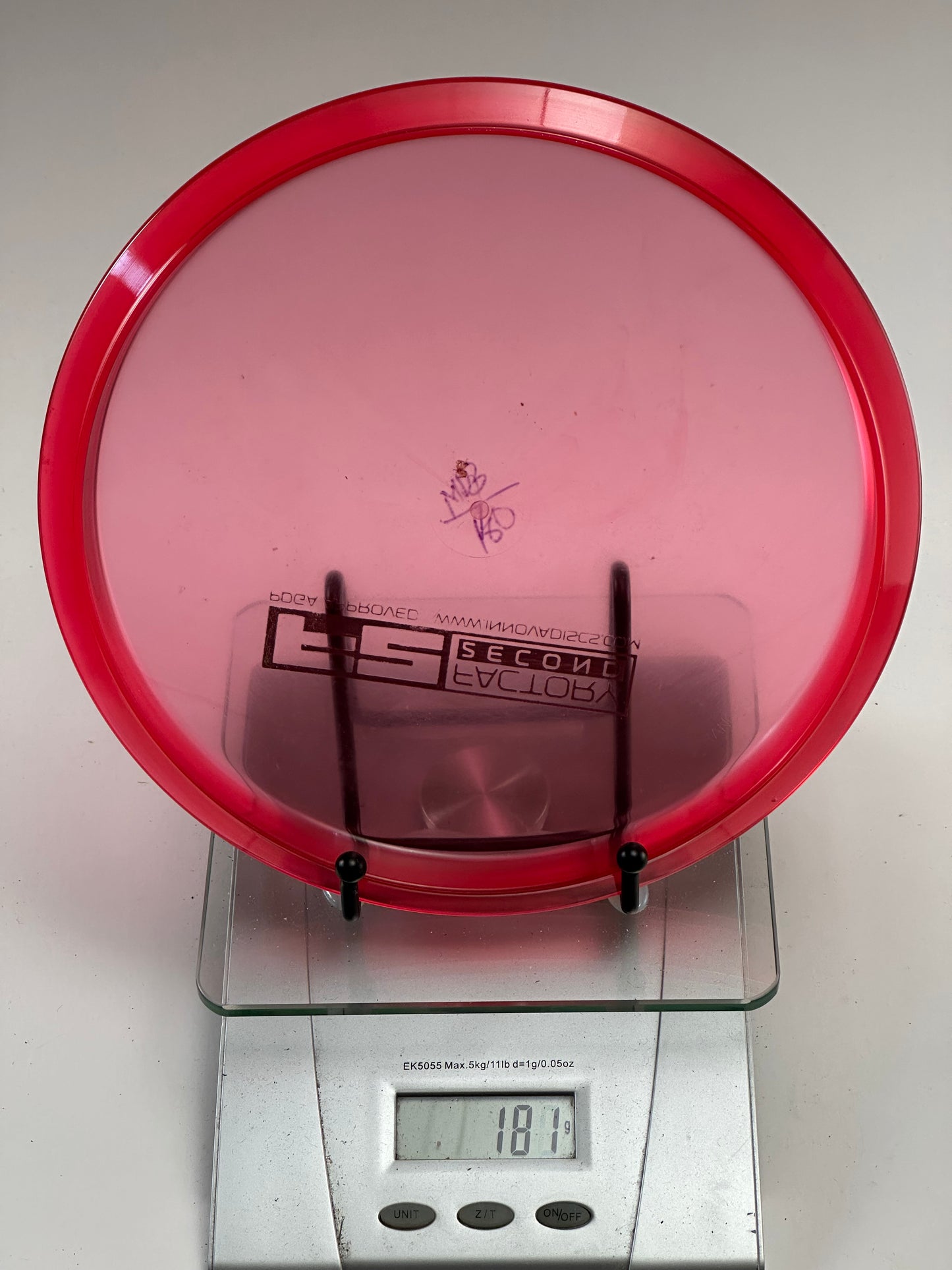 Discmania MD3 C-Line Factory Second Midrange (Transparent Red) 180g