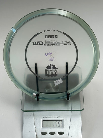 Discmania C-Line MD3 Midrange – Transparent Light Blue, Shield Stamp, 180g